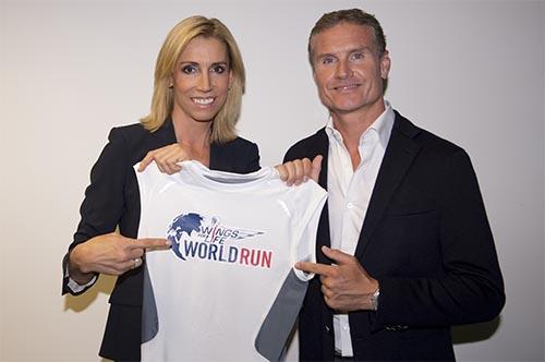 Anita Gerhardter CEO do Wings for Life e David Coulthard embaixador da fundação / Foto: Andreas Schaad