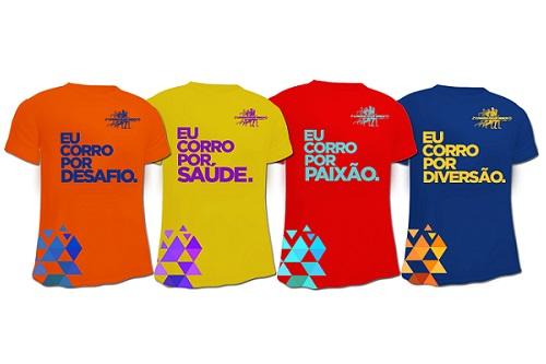 2ª edição da prova apresenta quatro modelos de camisetas que podem ser escolhidos no ato da inscrição / Foto: Divulgação