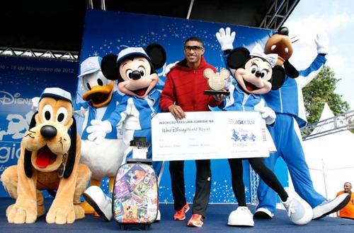 Vencedor da primeira edição do Disney Magic Run  / Foto: Divulgação