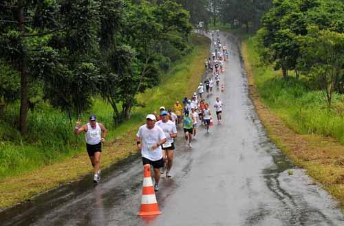 Percurso arborizado durante a primeira edição da Ecorrida dos Mananciais  / Foto: Léo Shibuya / ZDL