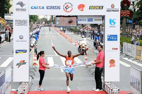 James Kwambai venceu a São Silvestre em 2009 / Foto: Sérgio Shibuya / ZDL 