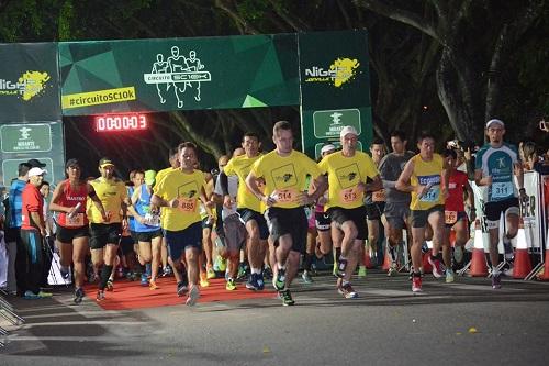 largada da Night Run Joinville / Foto: Divulgação