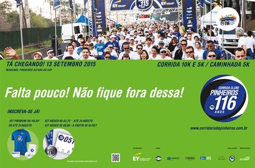 Arte de divulgação da corrida / Foto: Divulgação