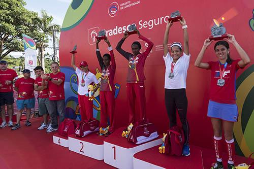 Dickson Kimeli Cheruiyot e Gladys Kemboi são os vencedores da 13ª etapa do Circuito da Longevidade, penúltima da temporada de 2015 / Foto: Elderth Theza