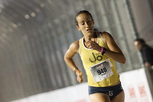 Marisol Caraballo, do Uruguai, foi a melhor entre as mulheres, com 34min06s65 / Foto: Guilherme Lara Campos/Fotoarena