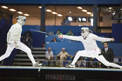 A primeira medalha verde amarela veio com o atleta Renzo Agresta, do sabre masculino individual / Foto: Divulgação Renzo Agresta