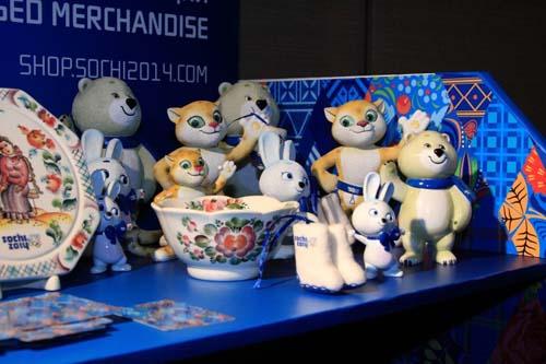 Mascotes de Sóchi 2014 / Foto: Divulgação