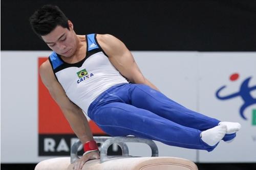 Sérgio Sasaki, da Seleção Brasileira de Ginástica Artística / Foto: Ricardo Bufolin / Photo&Grafia 