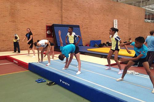 Brasileiros durante treinamentos / Foto: Divulgação