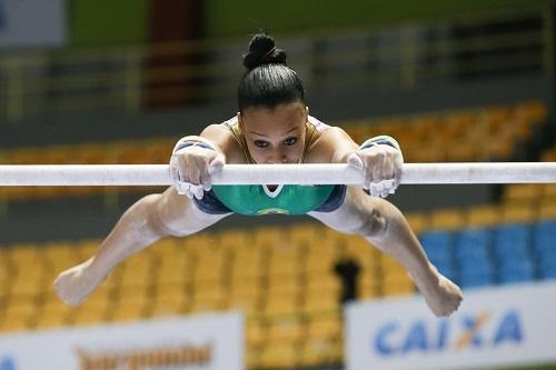 Etapa de Anadia, em Portugal, conta com as participações de Sérgio Sasaki, Flávia Saraiva, Lorrane Oliveira e Rebeca Andrade; todos se classificaram para as provas que valem medalhas / Foto: Ricardo Bufolin/CBG