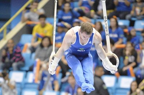 Campeão olímpico, mundial e pan-americano fez sua estreia no ciclo olímpico de Tóquio/2020 com vitória na sua especialidade em Koper; ginasta agora compete na Croácia, entre os dias 18 e 21 de maio / Foto: Osvaldo F./Contrapé