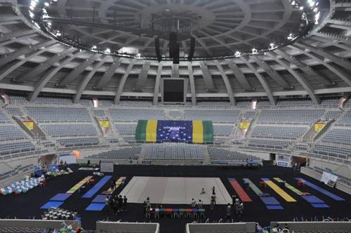 O ginásio do Maracanãzinho, no Rio de Janeiro (RJ), está pronto para abrir suas portas para 1500 jovens e crianças, neste sábado (27) / Foto: Divulgação/Photo&Grafia