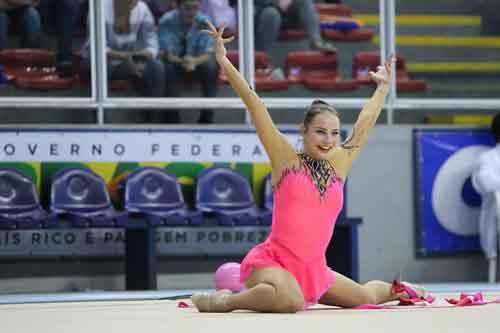 Angélica Kvieczynski, da Seleção de Ginástica Rítmica Individual / Foto: Ricardo Bufolin/CBG