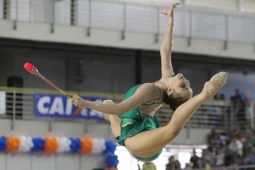 Angélica Kvieczynski foi embaixadora dos Jogos na modalidade / Foto: Ricardo Bufolin / CBG 