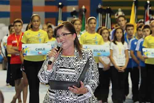 Luciene Resende, presidente da CBG / Foto: Ricardo Bufolin/CBG