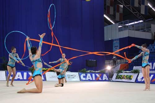 Nove ginastas representarão o Brasil no 31º Mundial de Ginástica Rítmica, a partir da próxima segunda-feira, dia 19 de Setembr, em Montpellier, na França / Foto: Ricardo Bufolin/Photo&Grafia