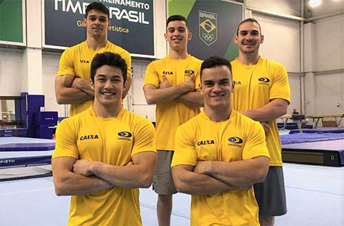 Seleção Brasileira de Ginástica Artística Masculina  / Foto: Divulgação/CBG