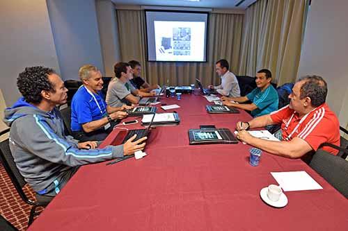 Reunião da comissão de arbitragem / Foto: Gaspar Nóbrega/Photo&Grafia