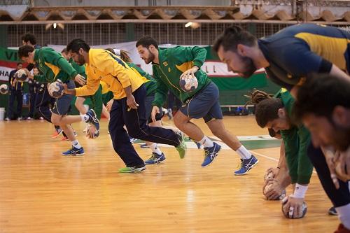 Equipe fez treino de quadra está manhã / Foto: Cinara Piccolo / Photo&Grafia