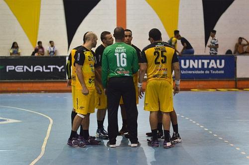 Equipes jogam na quinta e na sexta-feira às 19h30 no Ginásio Baetão, em São Bernardo do Campo (SP), com transmissão do SporTV / Foto: Rogério Antunes/CBHb