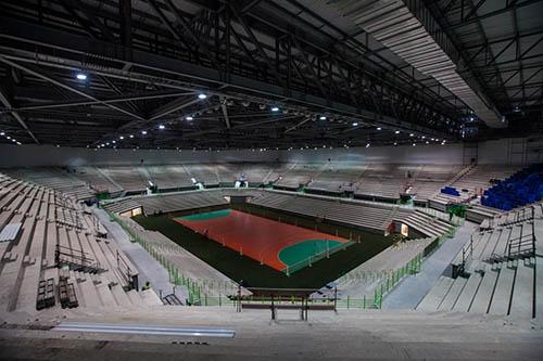  Imagens captadas pela equipe de monitoramento do Ministério do Esporte em 25 de agosto retratam os avanços das intervenções na Arena do Futuro / Foto: André Motta/Heusi Action/brasil2016.gov.br