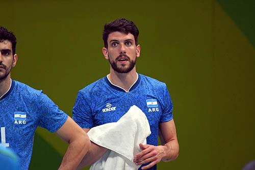 Facundo Conte disputou as Olimpíadas do Rio de Janeiro em 2016, sendo um dos principais nomes da Seleção da Argentina / Foto: Divulgação/Arquivo FIVB