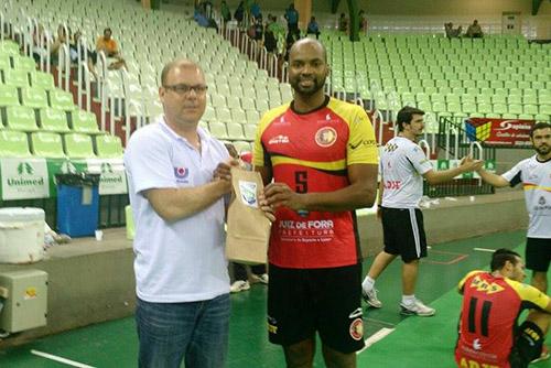 Guilherme Silva, da ADJF (MG), foi artilheiro e destaque contra o Franca (SP)/ Foto: Divulgação