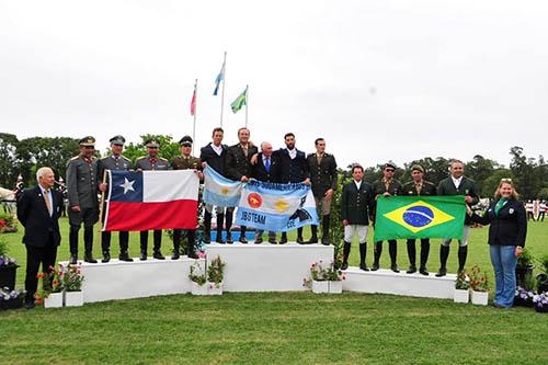 Argentina, ouro, Chile, prata e Brasil, bronze / Foto: Imagem Electro Time