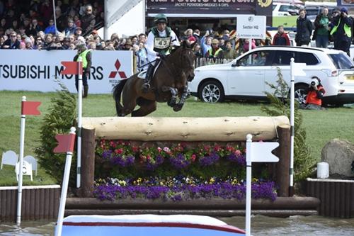 Marcio Jorge e  Josephine MCJ deram show de categoria no Cross Country em Badminton, perante milhares de espectadores / Foto: Kit Houghton