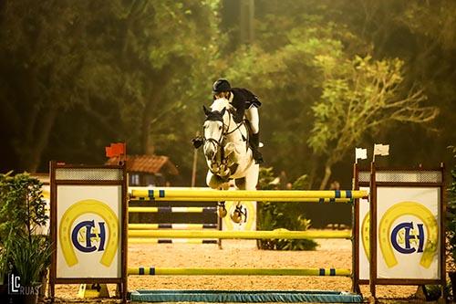 Stephan Barcha e Chevaux Zilverston: dupla campeã do GP/Clássico  / Foto: Luis Ruas