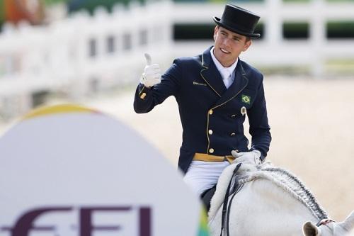 Cavaleiro foi o único brasileiro a competir na Alemanha / Foto: Richard Juilliart/FEI