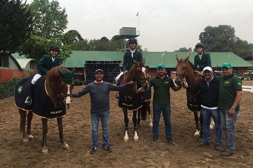 Além do primeiro lugar, o time brasileiro, que conta com cavaleiros do Estado, também ficaram com o vice-campeonato / Foto: Divulgação