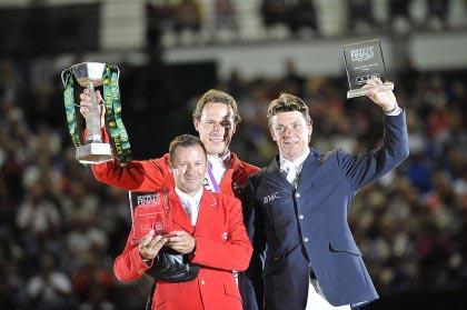 Com festa em casa, o alemão Christian Ahlmann com Taloubet Z sagrou-se campeão da Rolex FEI World Cup ™ Jumping Final 2010/2011 - Final da Copa do Mundo de Saltos / Foto: Kit Houghton / FEI