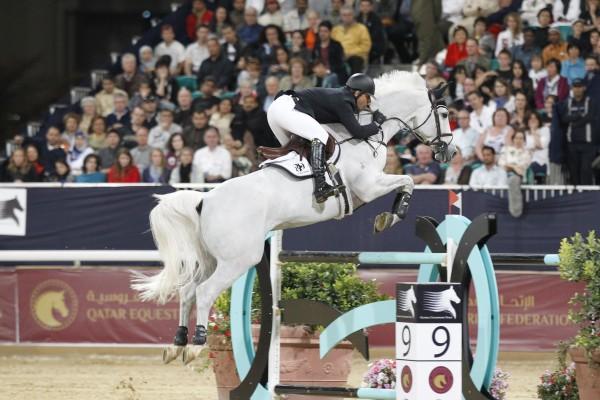 Doda ficou em terceiro lugar na principal prova do dia do Festival Equestre de Inverno, nos EUA / Foto: Alexandre Vidal / Divulgação