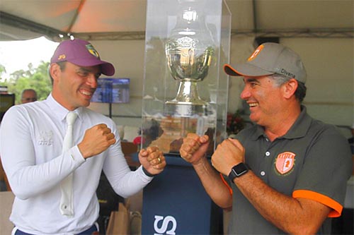 Stephan Barcha e Artemus de Almeida lutam pelo troféu de campeão do Longines ETC / Foto: Émerson Emerin