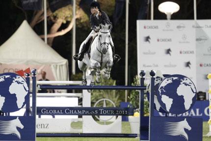 o alemão Christian Ahlmann com seu Taloubet Z foi o grande vencedor do GP Turismo de Portugal  / Foto: Stefano Grasso/GCT