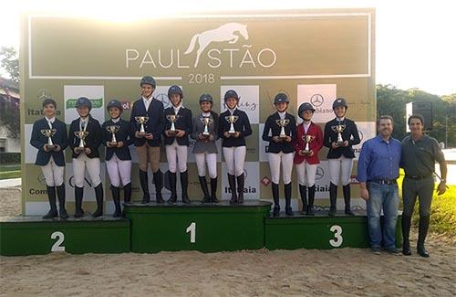 Pódio por equipes da categoria Mirim / Foto: Divulgação