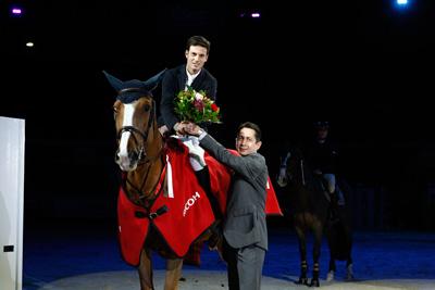 Pedro Veniss com Umatine em vitória Concurso de  Maastricht em 21 de novembro de 2010 / Foto: Getline - Divulgação