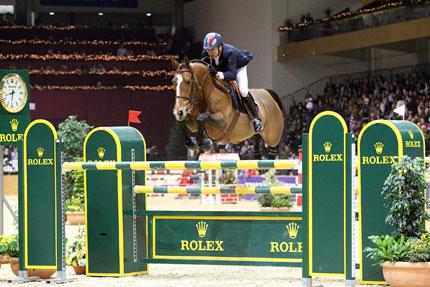 Michel com Kellemoi Pepita: campeão do GP Rolex World Cup Qualifier em Vigo (Espanha) / Foto: Paco Rey/FEI