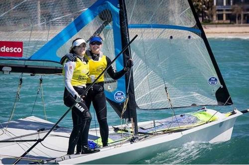 Martine Grael e Kahena Kunze estão na Espanha para disputa do Trofeo Princesa Sofia / Foto: Jesus Renedo