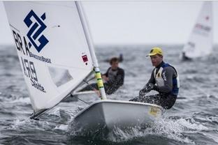 Brasileiro foi 2º e 1º nas regatas desta segunda-feira, em Dublin, Irlanda / Foto: David Branigan / Oceansport