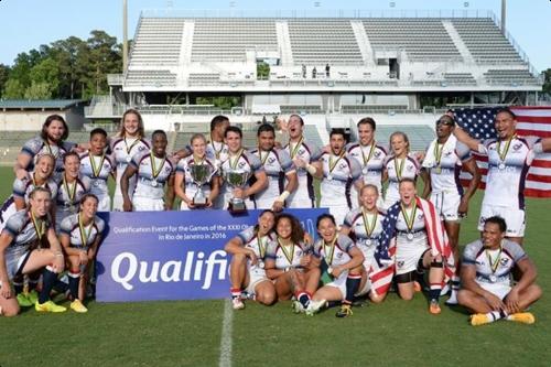 Rumo ao Rio: seleções masculina e feminina dos EUA posam para foto oficial de classificação para os Jogos Olímpicos / Foto: World Rugby