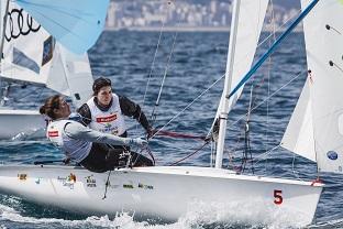 Classificada para os Jogos Olímpicos Rio 2016, dupla brasileira chegou em segundo lugar na regata da medalha, nesta terça-feira / Foto: Bernardi Biblioni/CNA