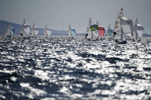 Jorge Zarif na Finn, Bimba no RS:X, Robert Scheidt e Bruno Fontes na Laser, Fernanda Oliveira e Ana Barbachan no 470 F, Martine Grael e Kahena Kunze no 49er FX