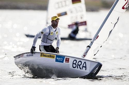 Scheidt: boa estreia em Abu Dhabi / Foto: Pedro Martinez/Sailing Energy/ISAF