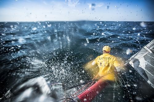 Barco árabe foi tríplice coroa / Foto: Matt Knighton / Abu Dhabi Ocean Racing / Volvo Ocean Race