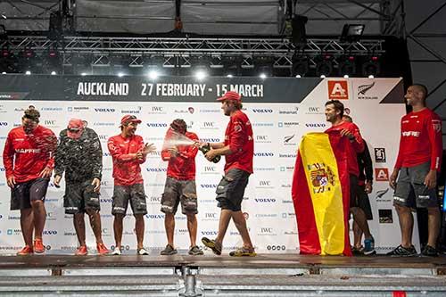 O Mapfre conquistou de maneira emocionante a quarta etapa da Volvo Ocean Race / Foto: Xaume Olleros / Volvo Ocean Race 