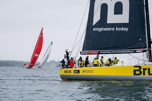 Barco holandês domina regata e cruza em primeiro nos Estados Unidos / Foto: Jesus Renedo/Volvo Ocean Race