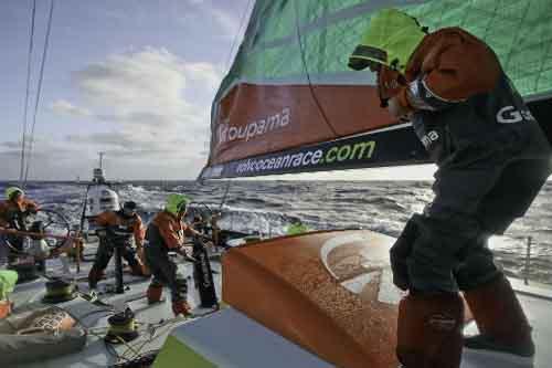 Groupama, novo líder/ Foto: Yann Riou/Groupama  