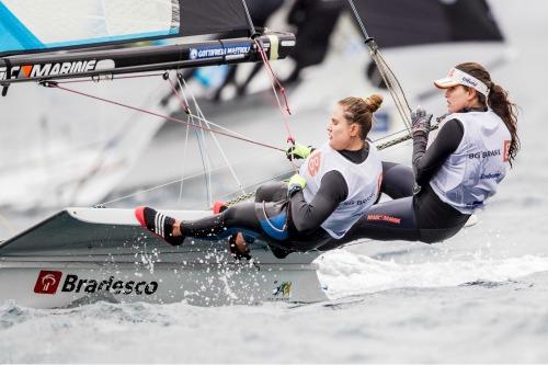 Equipe brasileira de vela disputa a etapa de Weymouth da Copa do Mundo / Foto: Pedro Martinez / Sofia